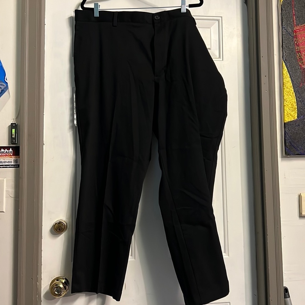 men’s black dockers pants black classic fit